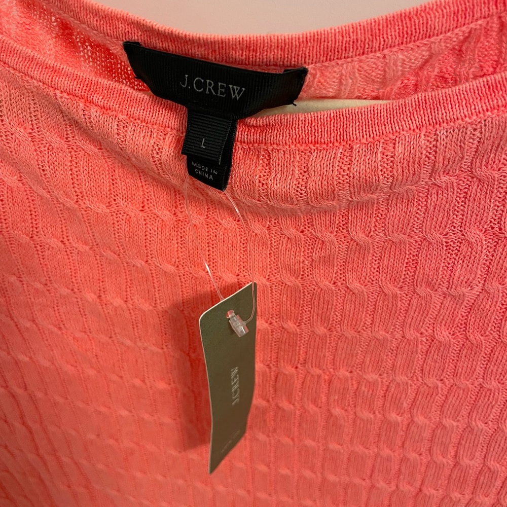 JCrew Coral Sweater